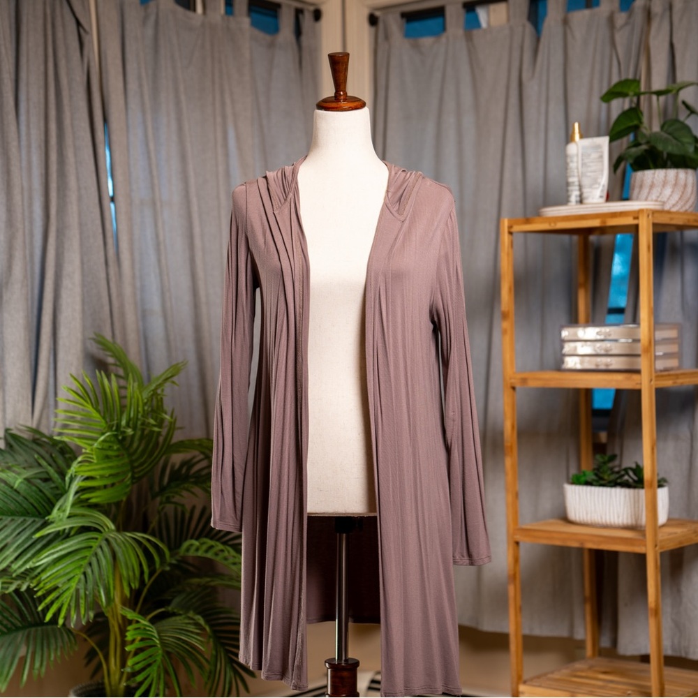 Elegant Mauve Cardigan